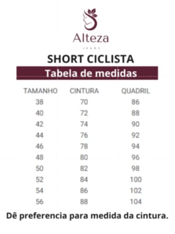Bermuda Ciclista Jeans (38 ao 56) — vista 3